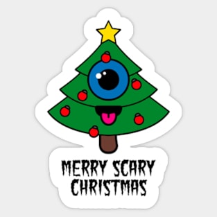 Merry Scary X-mas Sticker